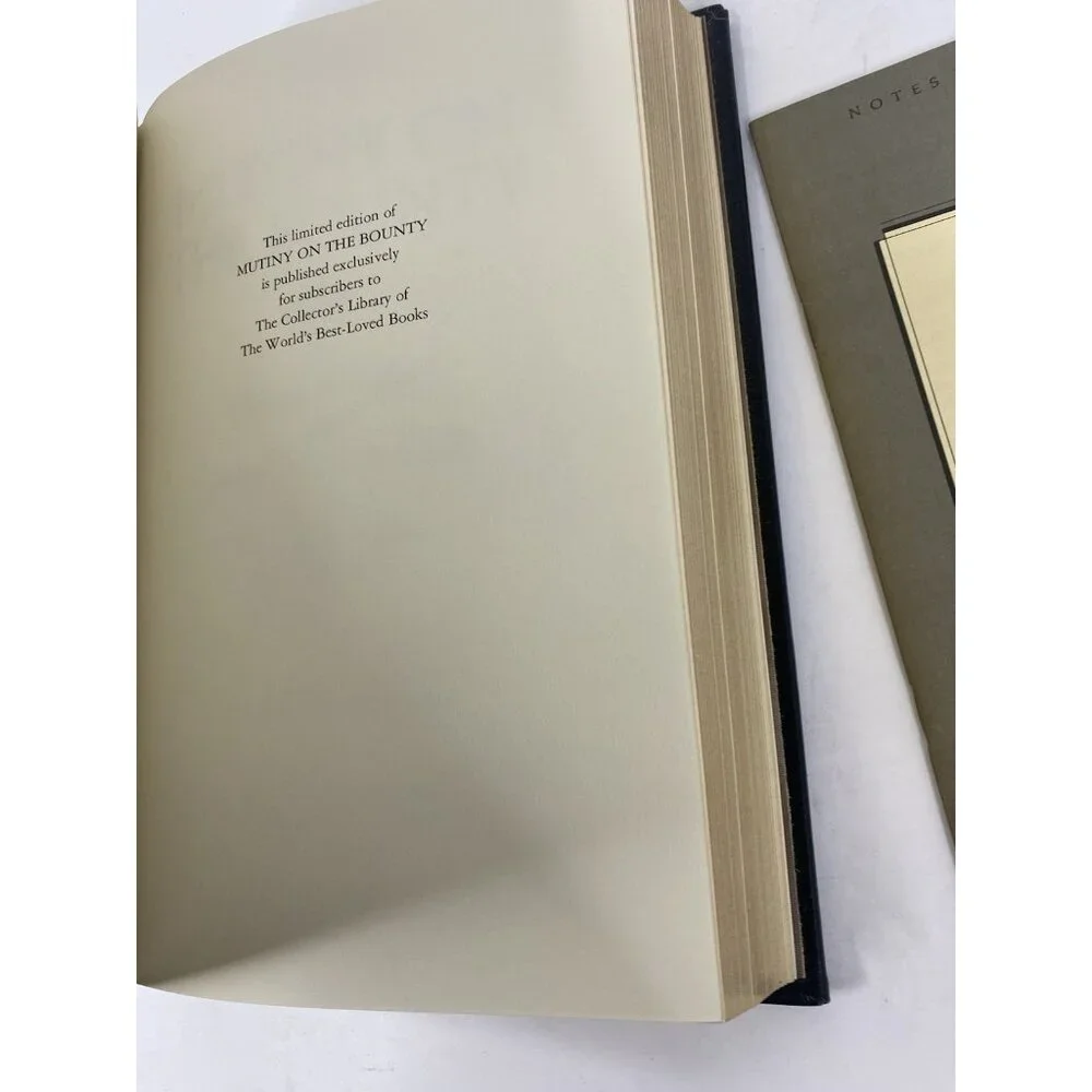 Franklin Library Mutiny on the Bounty • Nordhoff & Hall Leather Best-Loved Books